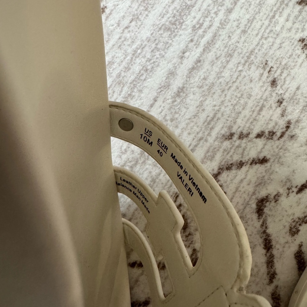 White Sam Edelman Sandals - Picture 11 of 14